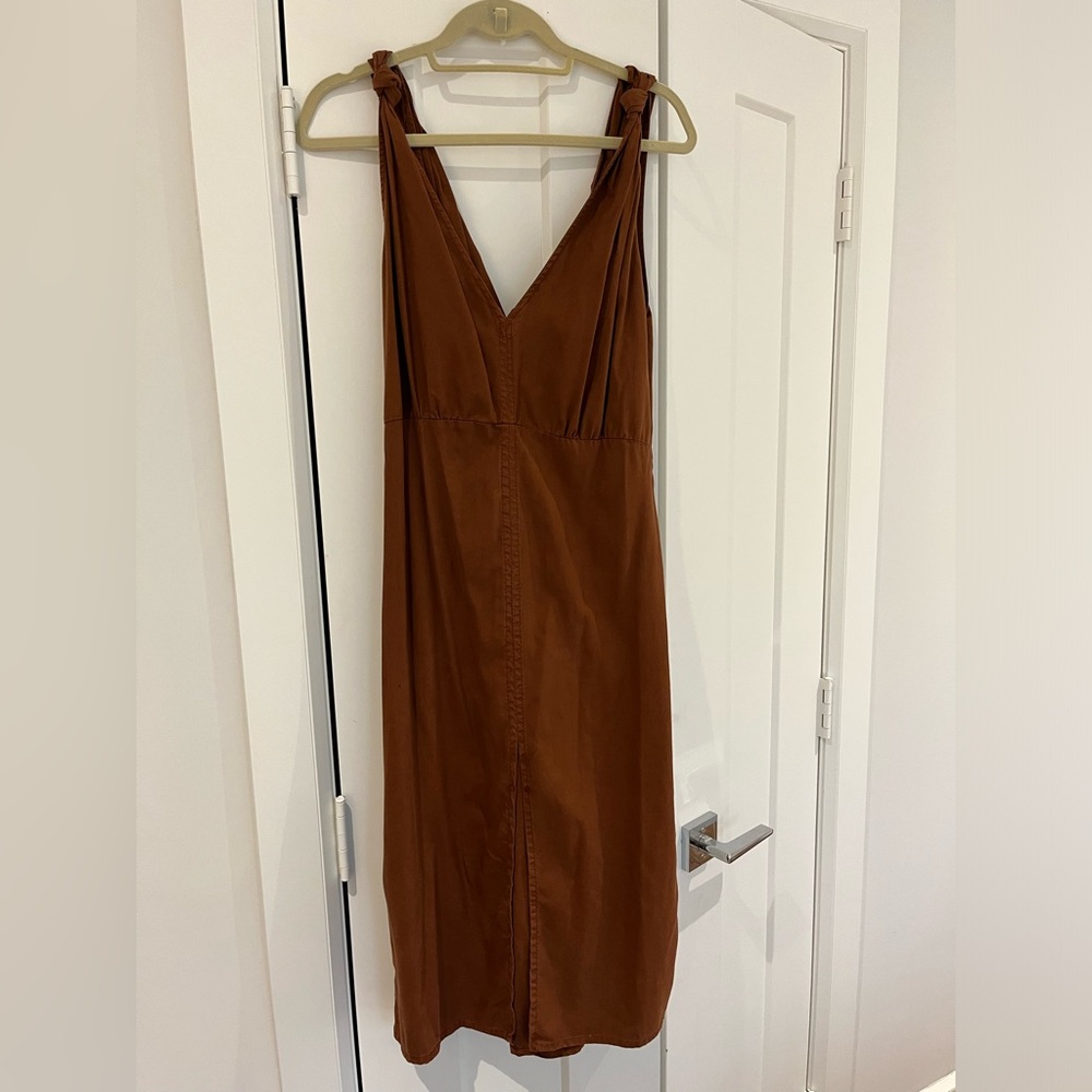 NWT Zara Brunt Orange Dress